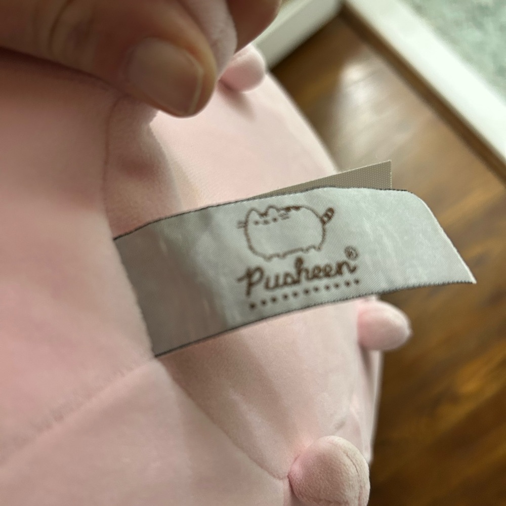 GUND PUSHEEN SQUISHEEN - pink - ronde rose - Picture 8 of 8